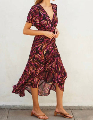 Dress Forum - Lights Out Wrap Midi Dress