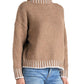 Elan - Sky Mock Neck Sweater