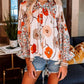 Entro - Floral Satin Blouse