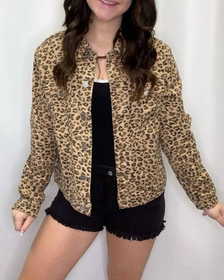 Risen - Leopard Oversized Jacket