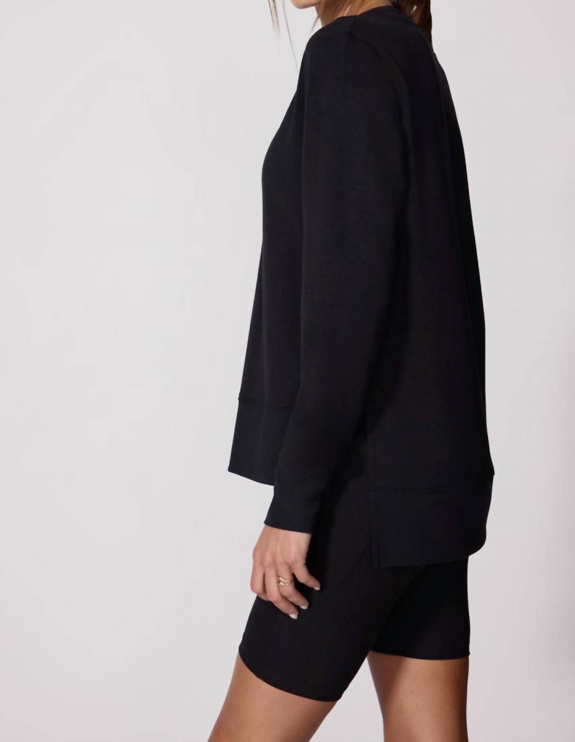 Mpg Sport - Serene Brushed Side Slit Pullover Top