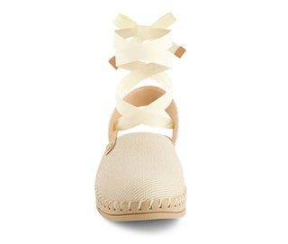 Andrea - Women's Textile Ribbon Lace Flats