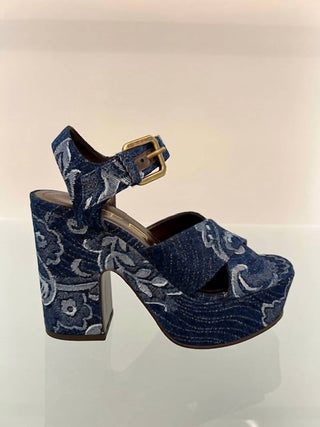 Etro - Platform Jacquard Sandal