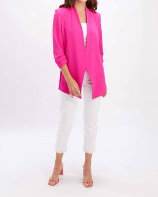 Frank Lyman - Shawl Collar Hip-length Blazer