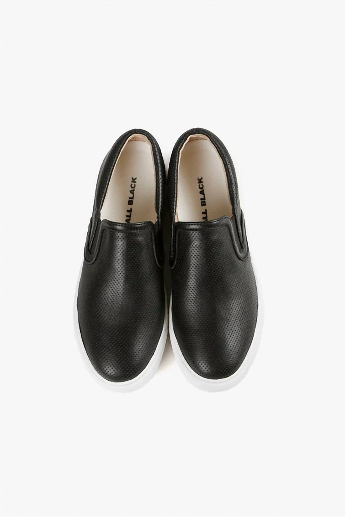 All Black - Unisex Pindot Sneak Loafer
