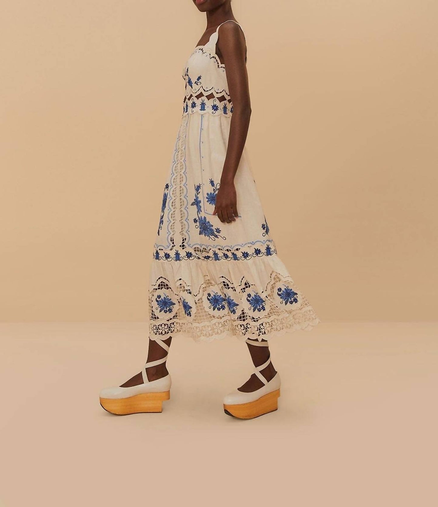 Farm Rio - Richelieu Sunflower Midi Dress