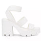 Madden Girl - Women's Round Toe Strappy Lug Platform Sandals
