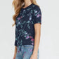 Driftwood - Cordiela Navy Embroidered Tee