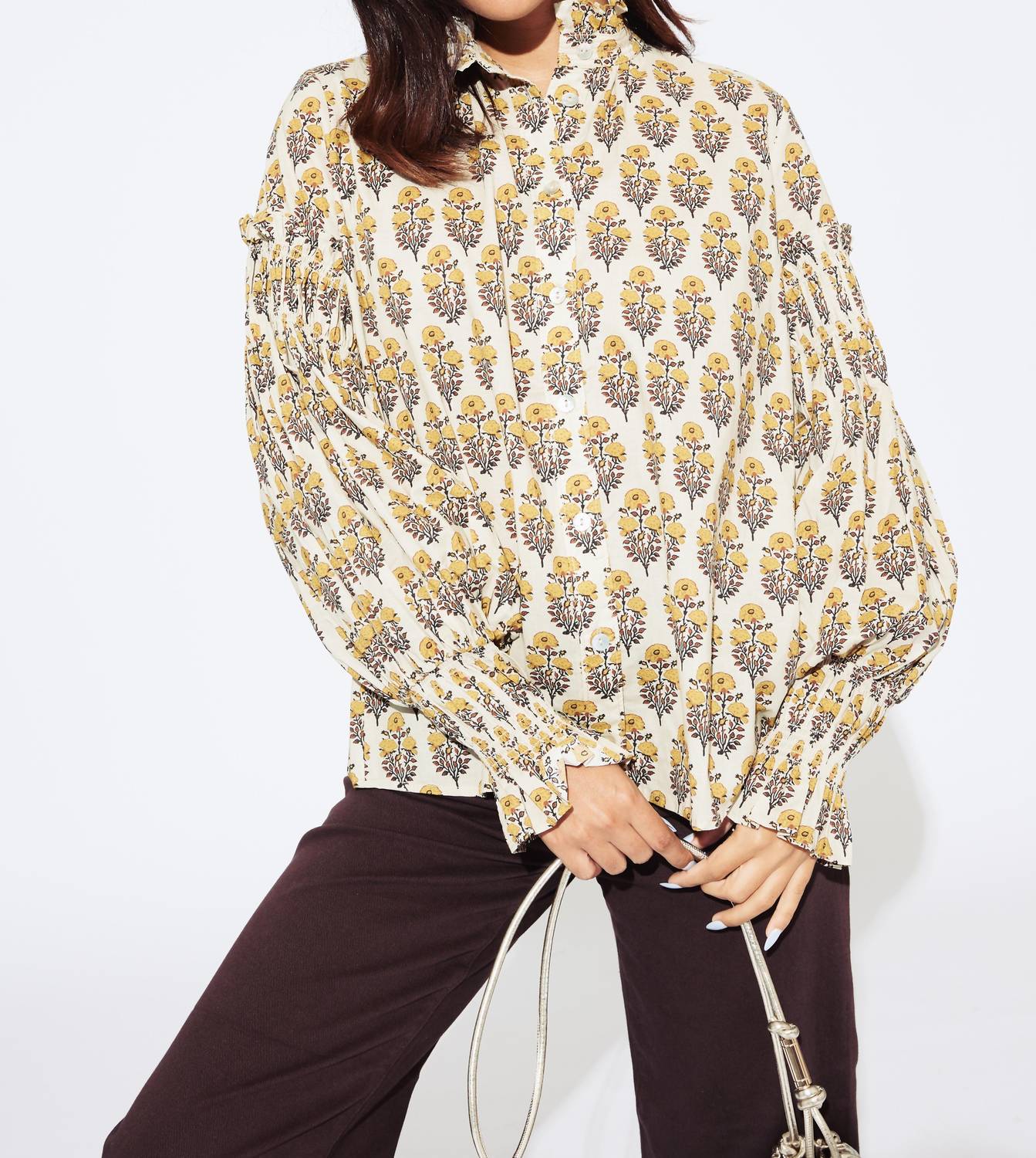 Hope For Flowers - Long Sleeve Button Down Top