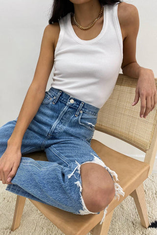 Agolde - 90's Ripped Straight Leg Jeans