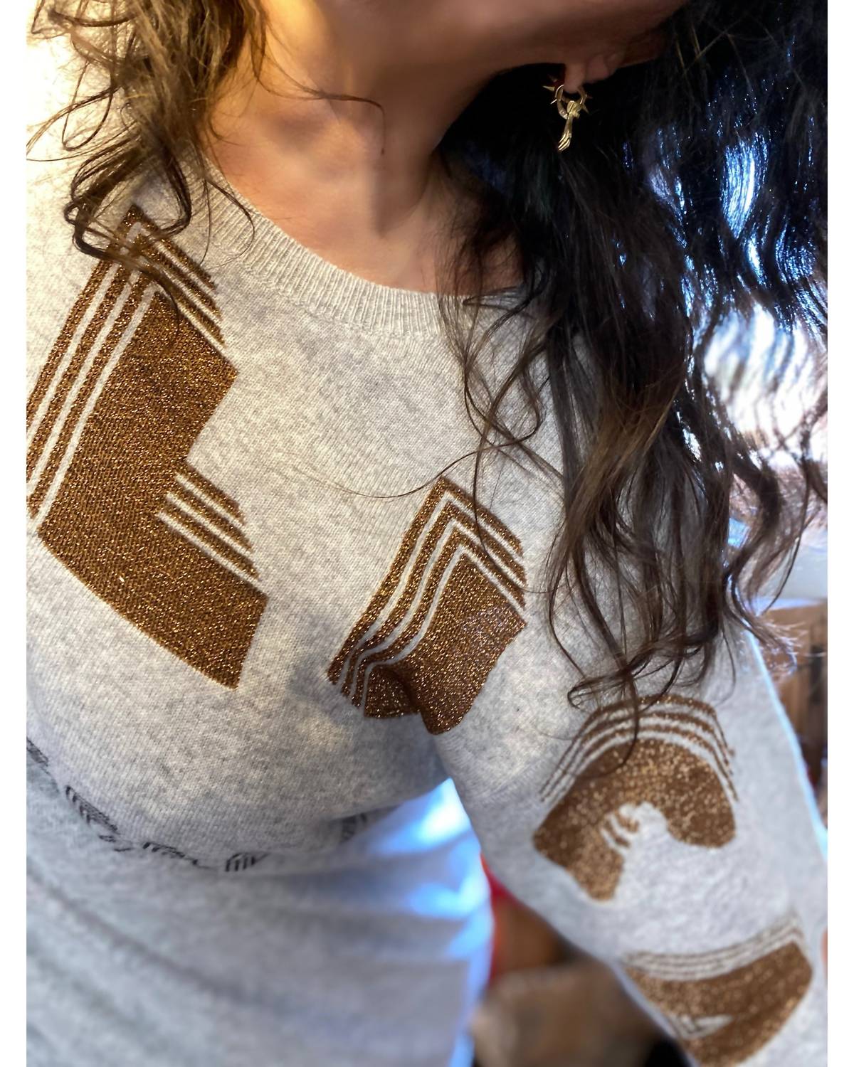 Replica Los Angeles - Replica Logo Oversized Boyfriend Tee Sweater