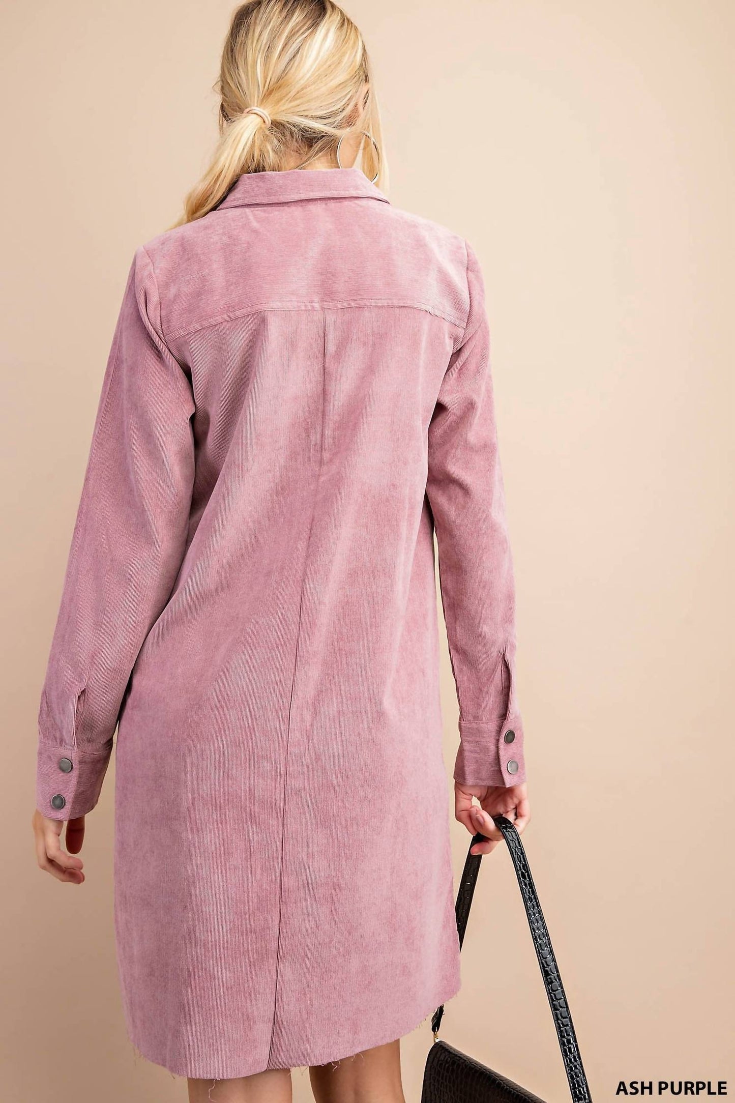 Kori - America Corduroy Shirt Dress