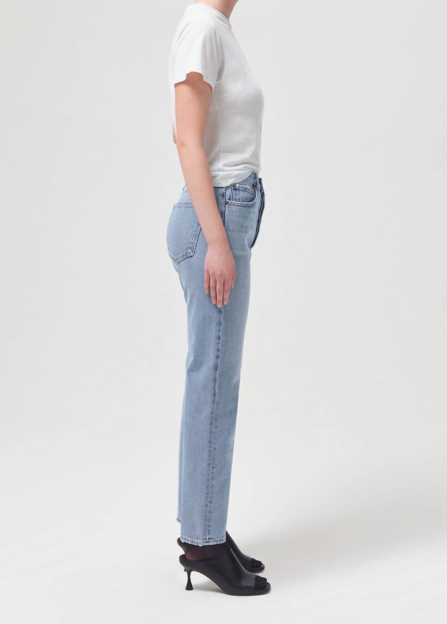 Agolde - 90s Pinch Waist High Rise Straight Jeans