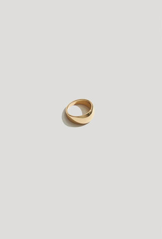 Maslo Jewelry - Domed Ring Gold