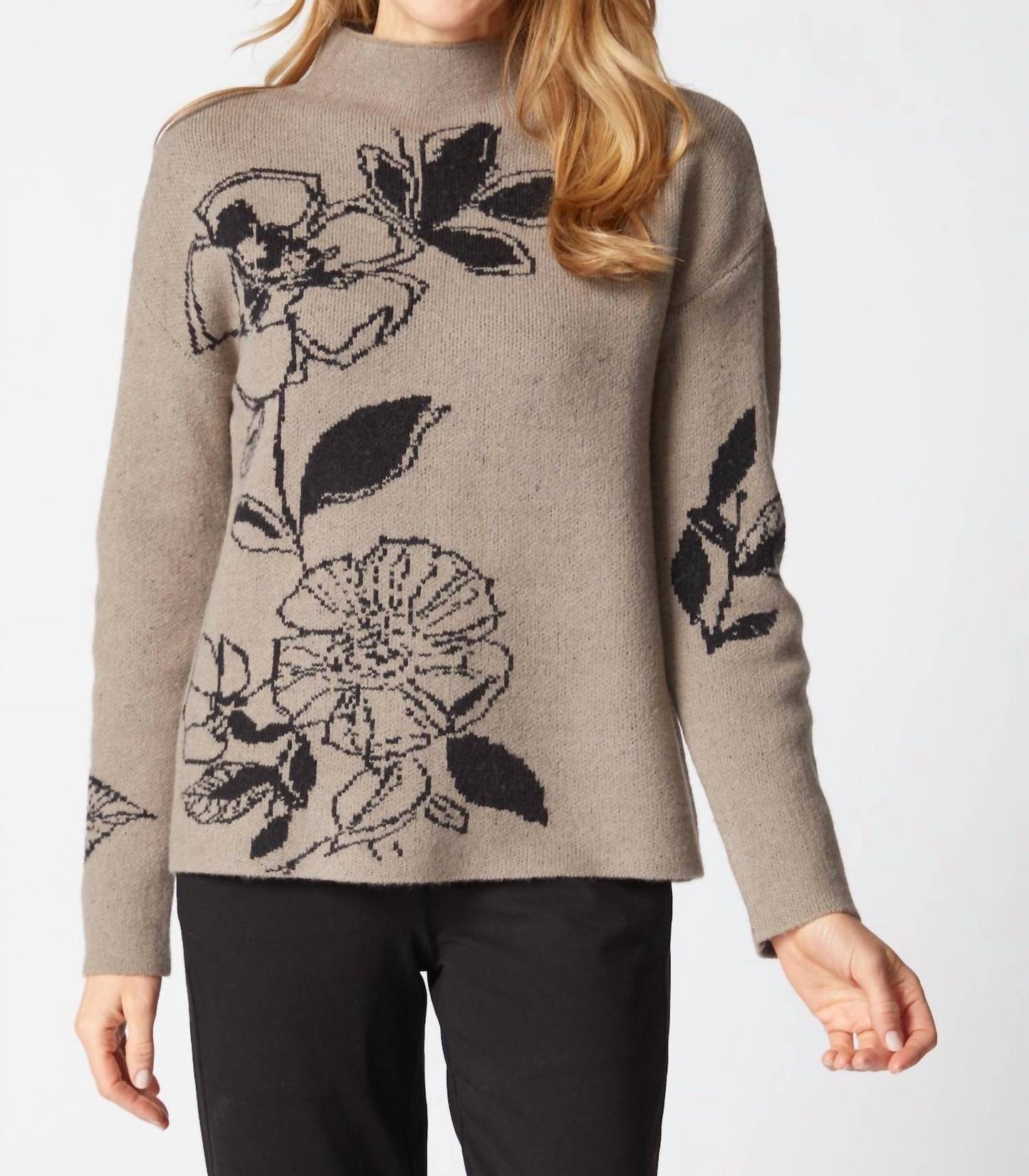 Habitat - Floral Foliage Pullover Sweater
