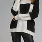 Elan - Checkerboard Crewneck Sweater