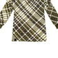 Omamimini - Girls' Plaid Ruffle Terry Dress