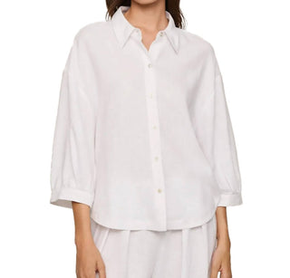 Eberjey - Juniors Linen Blend Relaxed Sleeve Top