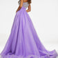 Ashleylauren - One Shoulder Organza Ball Gown
