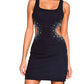 Entro - Karola Sides Cut-Outs Embellished Mini Dress