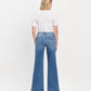 Vervet By Flying Monkey - High Rise Trouser Wide Leg Jeans