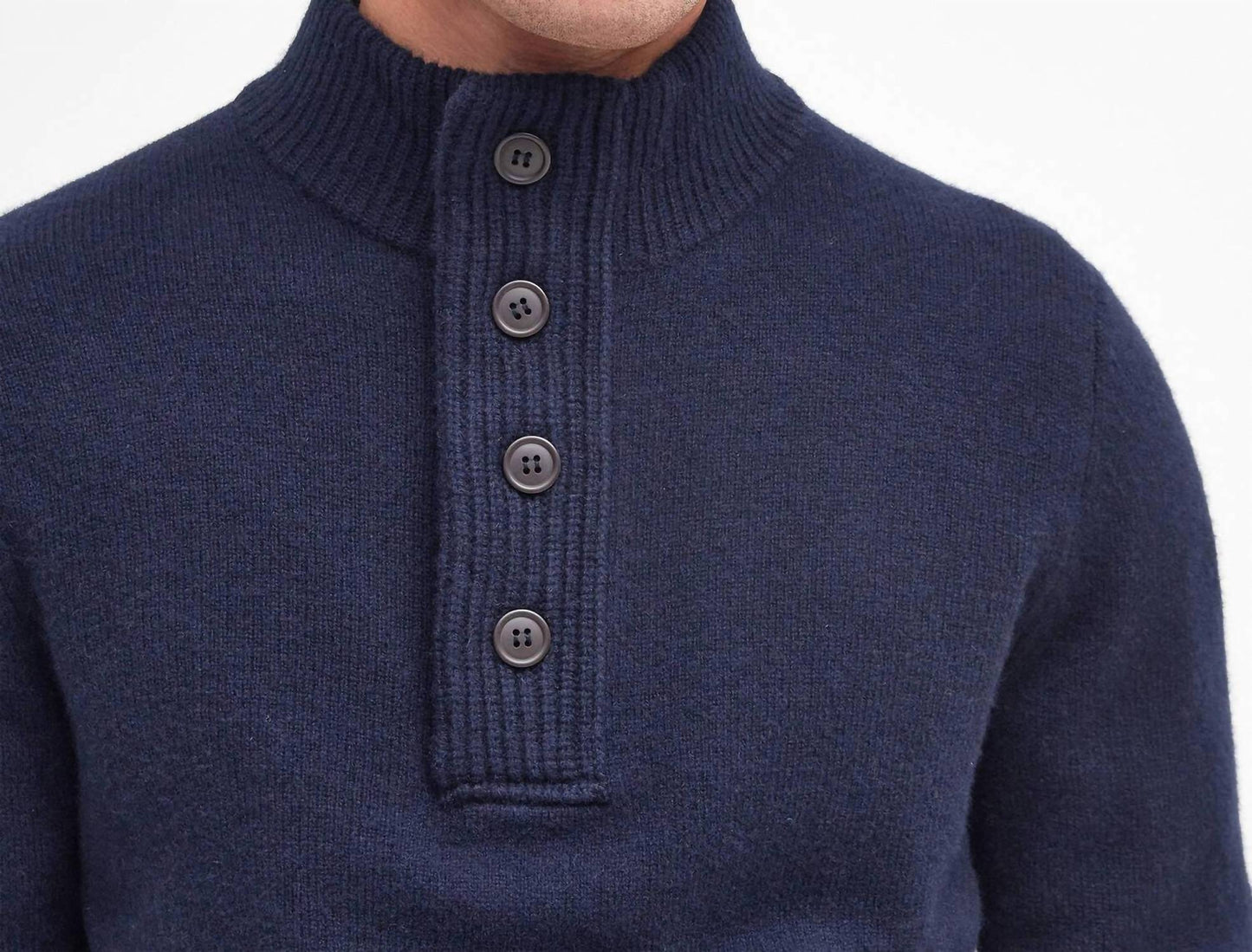 Barbour - Essential Patch Half Zip Sweater