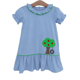 Trotter Street Kids - Girl's Apple Tree And Tire Swing Dress