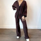 Mimosa - Sena Luxe Knit Self-tie Cardigan & Pant