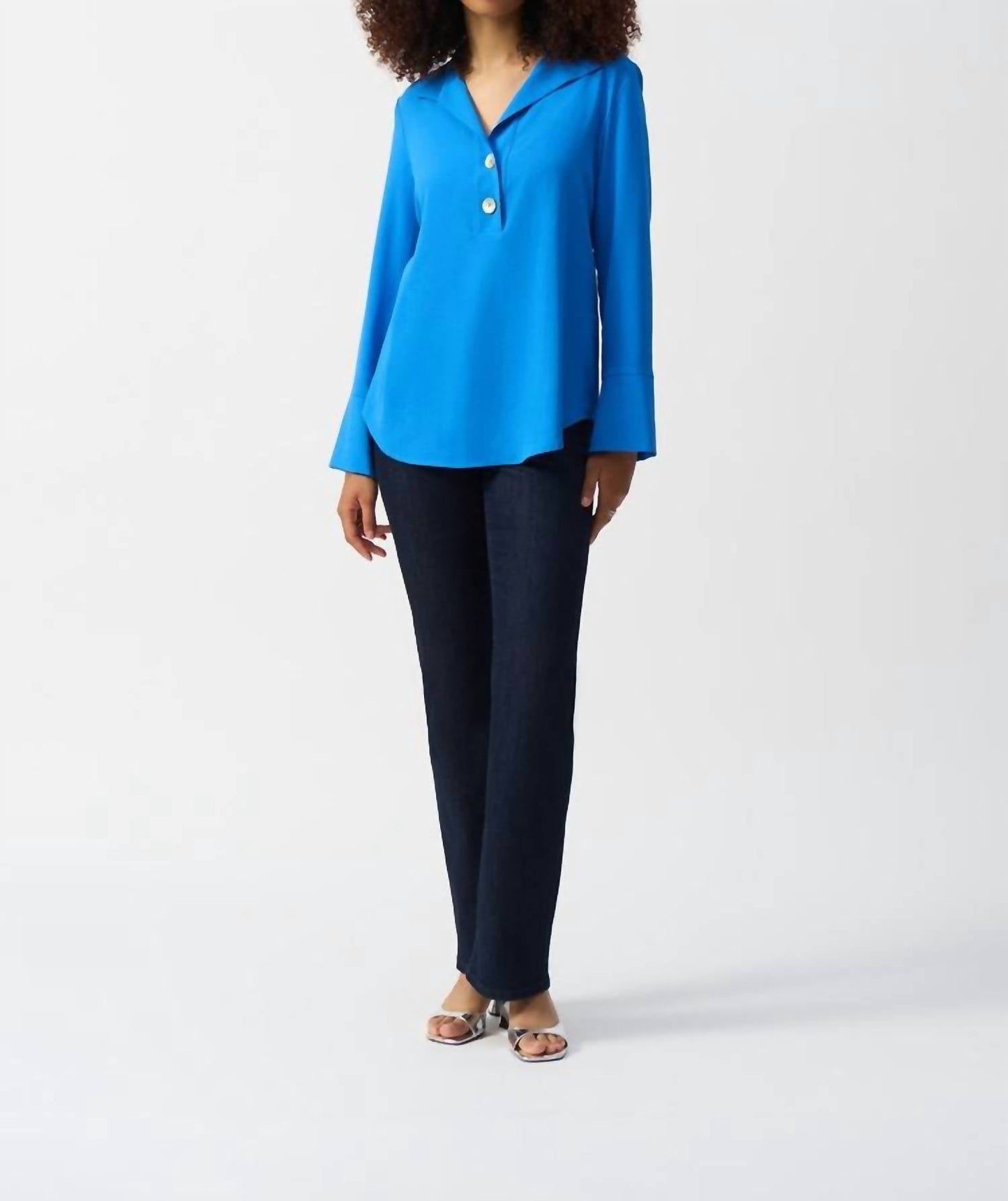 Joseph Ribkoff - Gauze Straight Top