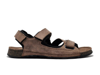 Wasak - Men's Heath Leather Velcro Sandals