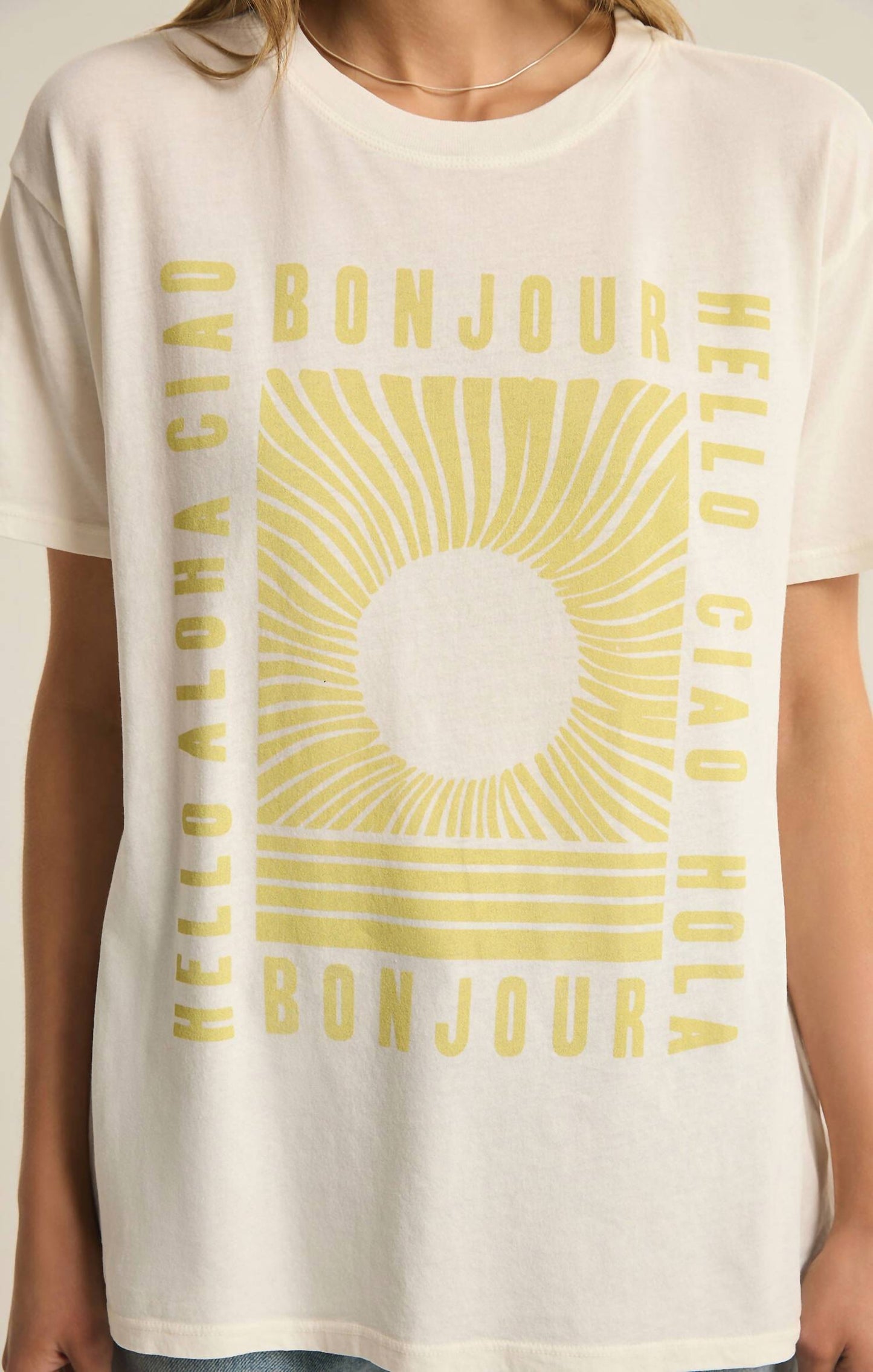 Z Supply - Bonjour Boyfriend Tee