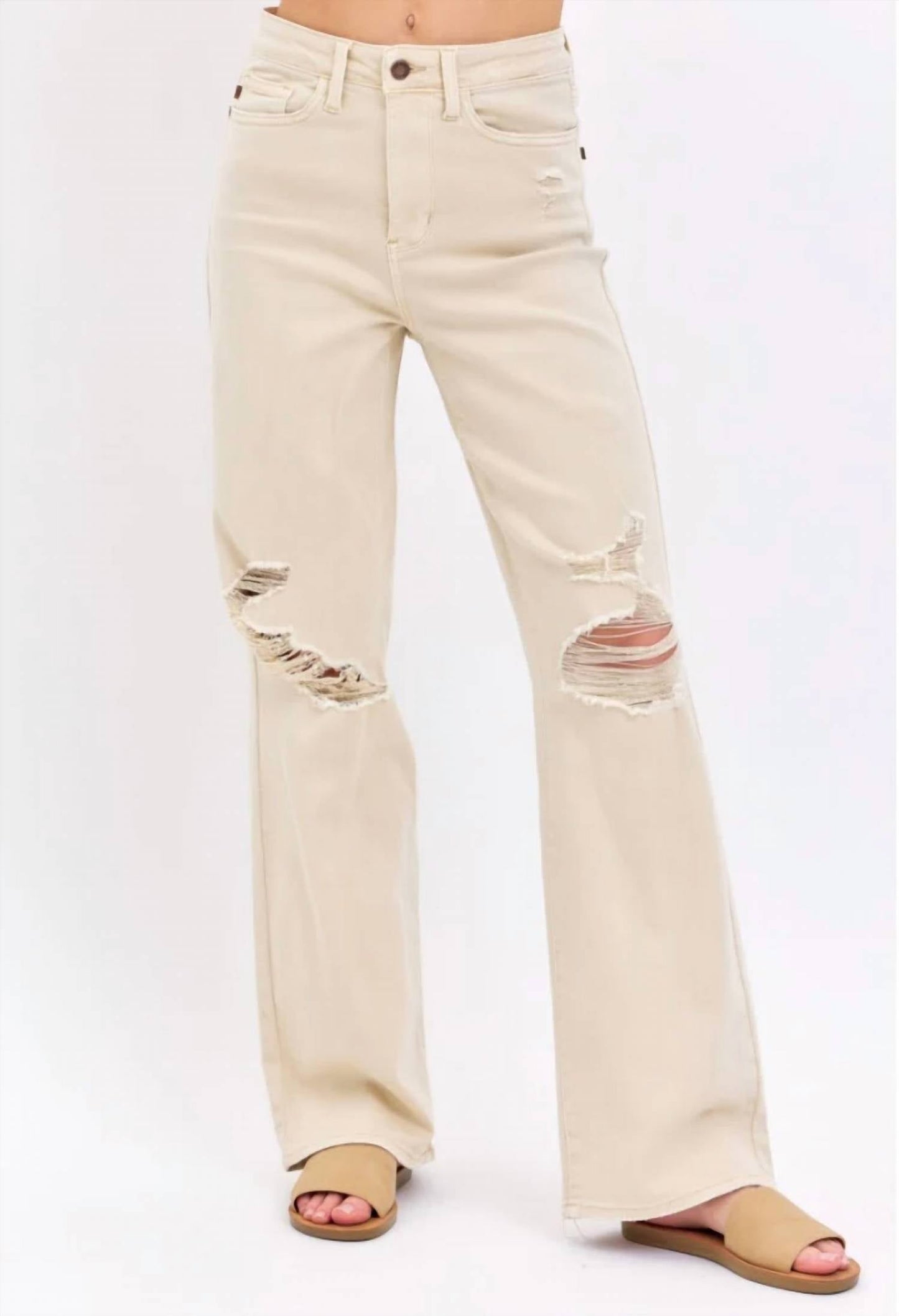 Judy Blue - Garment Dyed 90's Straight Jean