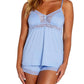 Twelve Eighty Eight - Eva Spaghetti Strap Camisole, Boxer Pajama Set