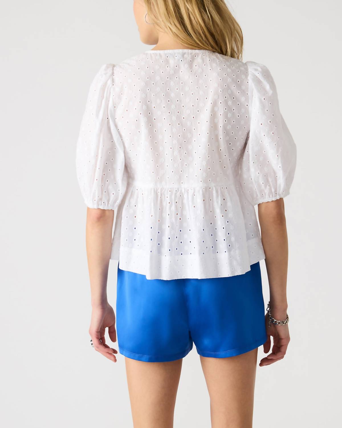 Steve Madden - Paula Tie Eyelet Top