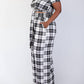 The Curve La - Plus Size Soft Knit Wrap Around Top And Palazzo Pants Set