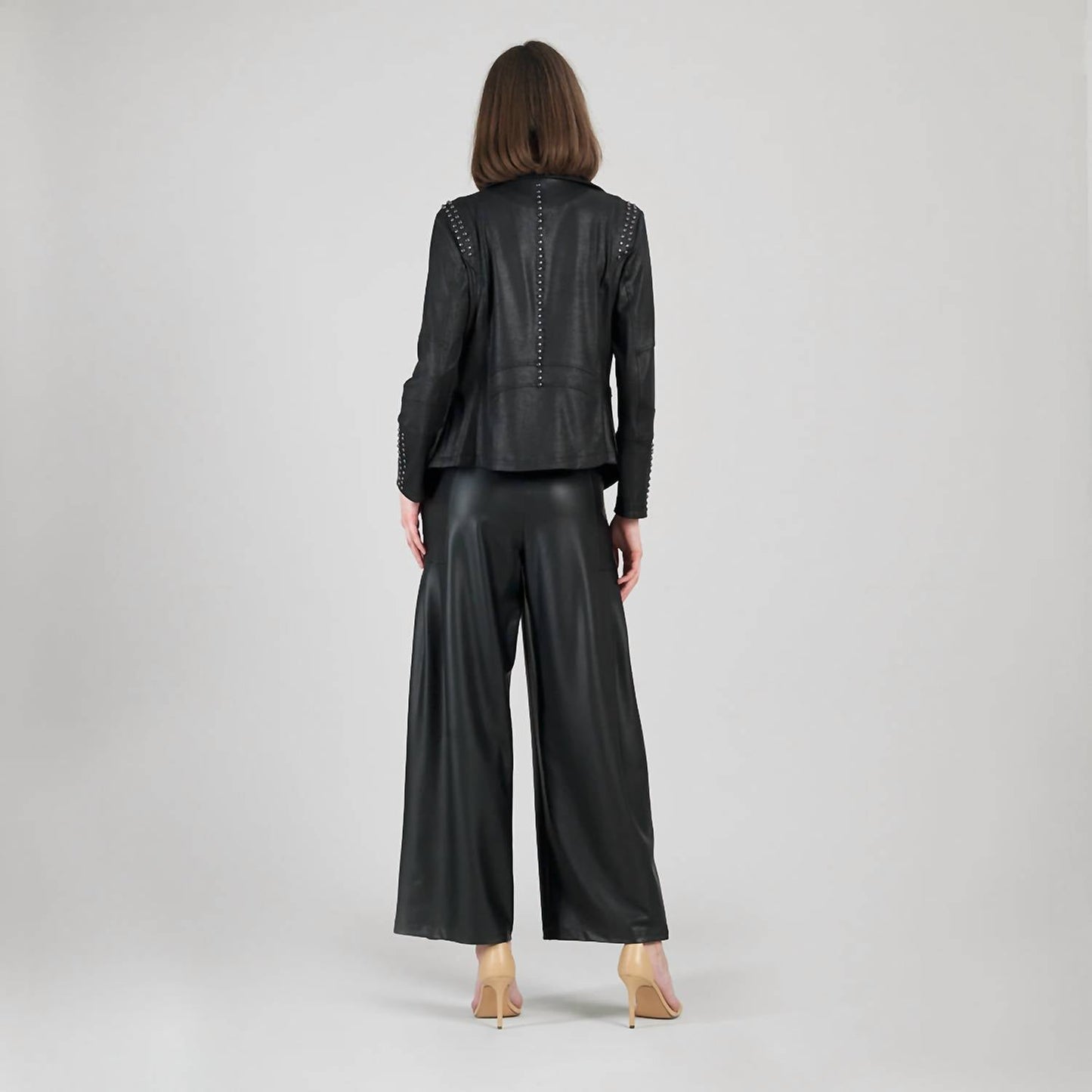 Clara Sun Woo - Liquid Leather™ Studded Jacket
