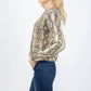Frame - Cashmere Snake Cardigan