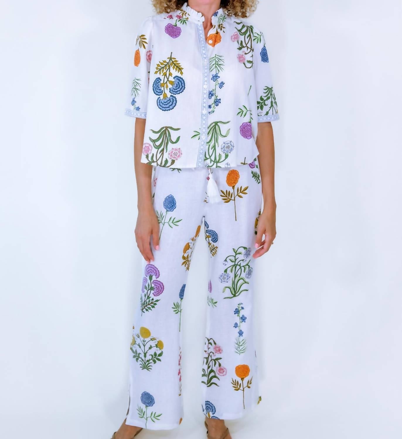 Erica Wilson - Flared Beach Pants