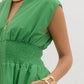 Entro - Smocked Waist Midi Dress
