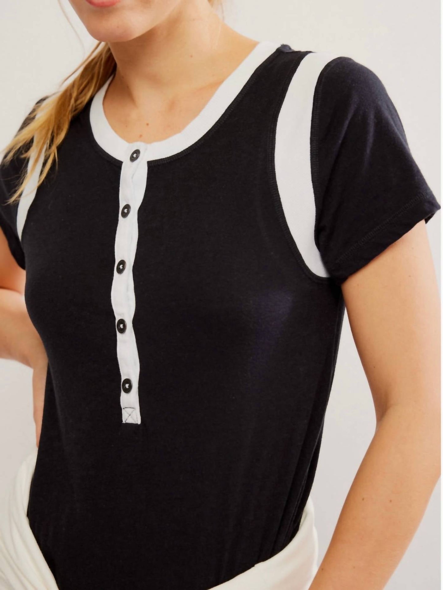 Free People - Home Run Henley Tee