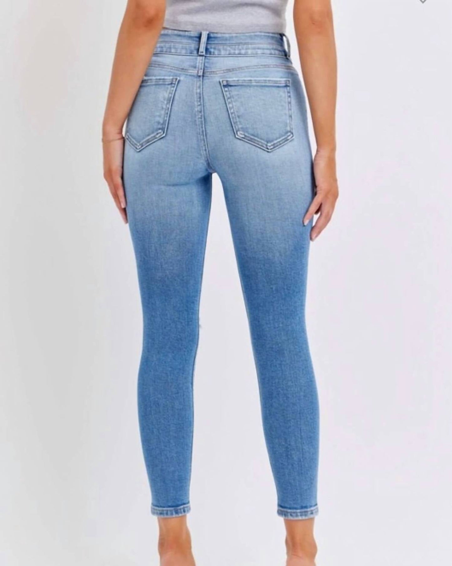 Cello - Jocelyn High Rise Distressed Skinny Jeans
