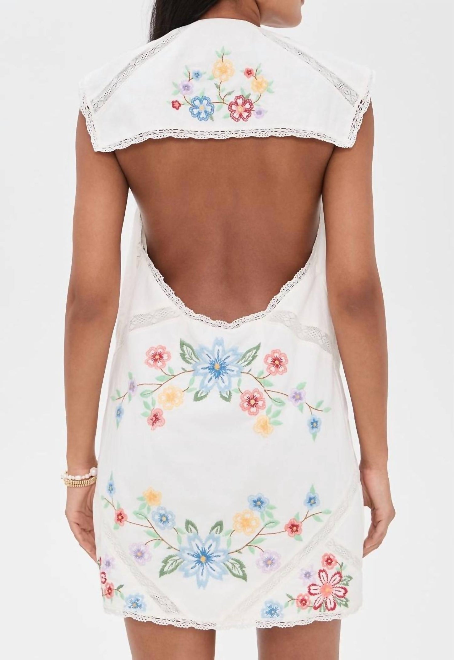 Free People - Willow Emb Mini Dress