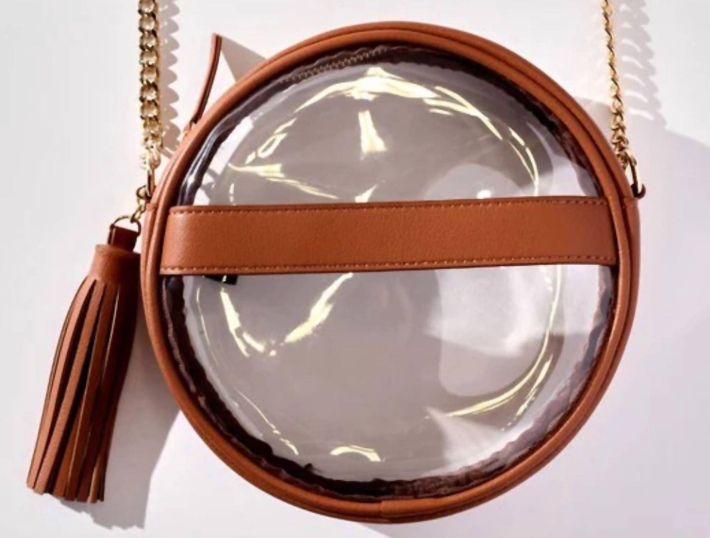 Bella Chic - Women's Circle Clear Crossbody