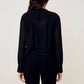 Frank Lyman - Bejweled V-neck Woven Blouse