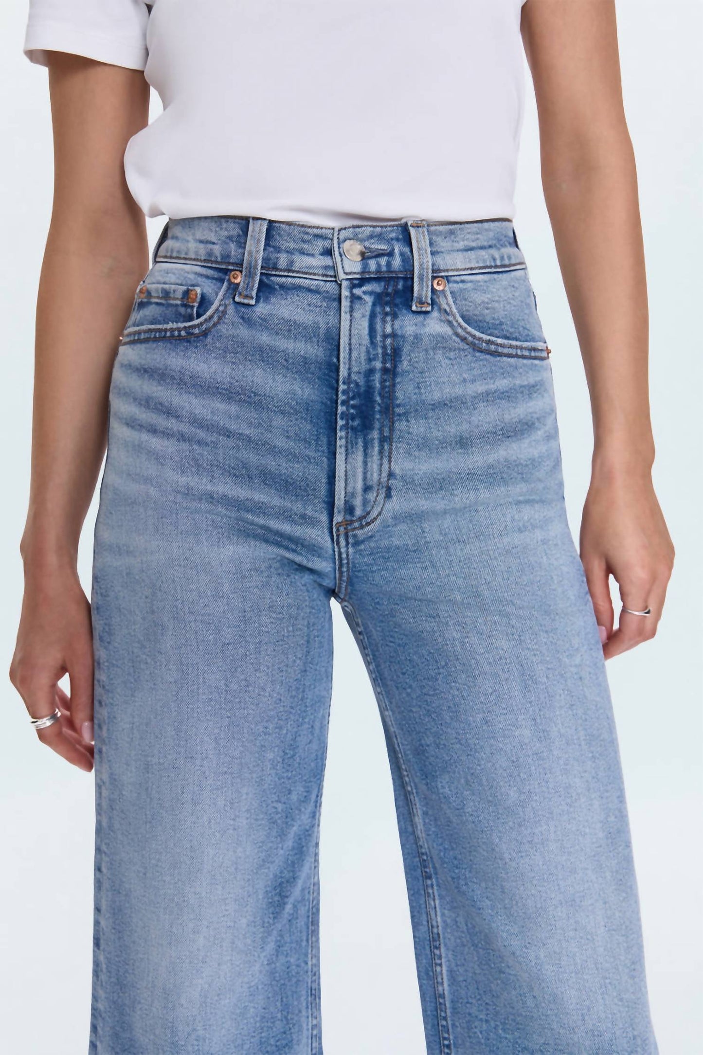 Pistola - Lana Crop High Rise Ultra Wide Jean