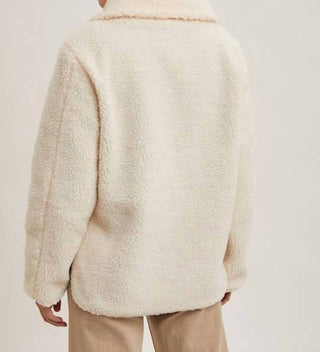 Bluivy - Button Down Fleece Jacket