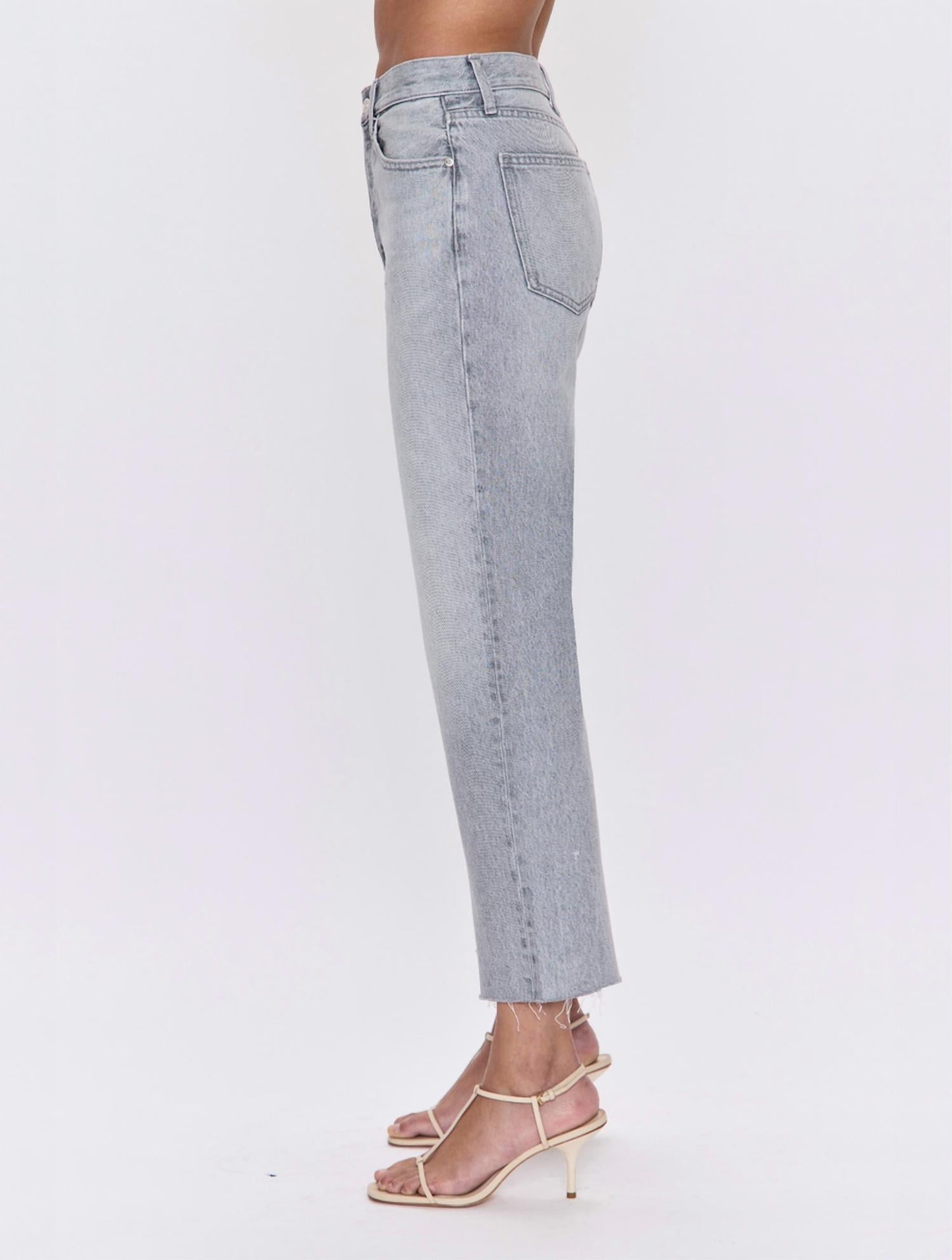 Pistola - Cassie Crop Super High Rise Straight Leg Jeans