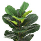 28" Tall Artificial Fiddle Tree Plant with Real Touch Leaves