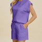Double Take - Textured Top and Shorts Set