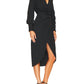 Veronica Beard - Afton Belted Wrap Midi Dress